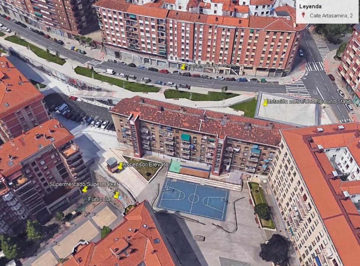 Calida Vivienda Turistica Centrica Junto Al Funicular Y Metro Apartment Bilbao Ngoại thất bức ảnh